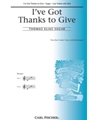 I've Got Thanks To Give