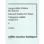 SELECTED STUDIES Vol.5 for Piano