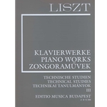 Technical Studies Vol. III Liszt, Works for Piano Solo, Supplementary vol. 3