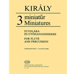 3 Miniatures for flute and percussion