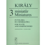 3 Miniatures for flute and harpsichord