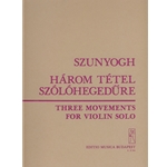 Three Movements for violin solo