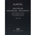 Bagatelles for flute, double bass and piano