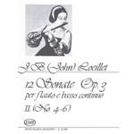 12 Sonatas for Recorder and Basso Continuo Vol.2 No. 4-6.