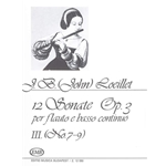12 Sonatas for Flute and Basso Continuo Vol.3 No. 7-9.