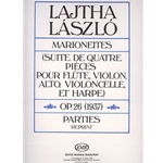 Marionettes Suite for flute, violin, viola, violoncello and harp