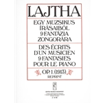 Des ecrits d'un musicien 9 fantaisies