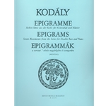 Epigrams Seven Movements from the Series for double bass and piano