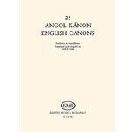25 ENGLISH CANONS