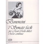 7 sonate facili ket fuvolara (ket furulyara) es basso continuora