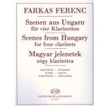 Scenes from Hungary for four clarinets