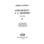 Chorus Book in Memory S. A. Vol.II.
