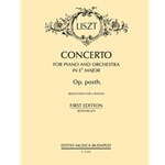 Piano Concerto in E flat major, op. post.