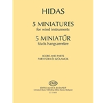 5 Miniatures for wind instruments (two clarinets, two horns and two bassoons)