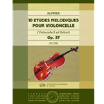 10 etudes melodiques (violoncello II ad lib.)