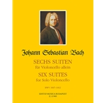 Six Suites BWV 1007-1012