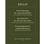 Key exercises for descant recorder with performance pieces accompanied by the piano