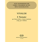 4 Sonate per flauto dolce e basso continuo (orig. per violino)