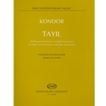 Tayil for male voice (narrator) and eight instruments