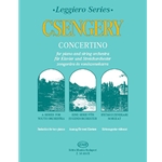 Concertino for piano and string orchestra Reduction for two pianos