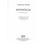 Mondokak gyermek- vagy noi karra