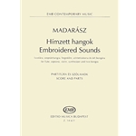 Embroidered Sounds for flute, soprano, violin, synthesizer and two bongos