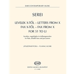 Letters from X - Fax from X - For 51 to LI for flute, double bass and percussion