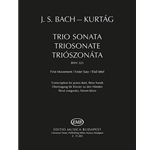 Trio Sonata BWV 525, First movement Transcription for piano duet (three hands)