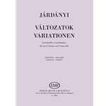 Valtozatok ket hegedure es gordonkara