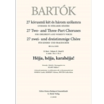 Hejja, hejja, karahejja! 27 Two- and Three-Part Choruses for Children's and Women's Voices , Volume II, No. 4 (BB 111a, 1935)