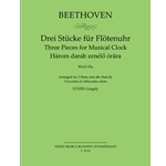 Three Pieces for Musical Clock (WoO 33a) Arranged for 3 flutes and alto flute by Gergely Ittzes