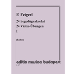 24 Violin Exercises Vol.1 in 24 tonalities, with accompaniment of a second violin