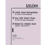 24 Easy Little Concert Pieces Vol.1 for violin with piano accompaniment in the I-III. position