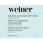 Three Hungarian Folk Dances Piano duet arrangement of the string orchestra version for young pianists by the composer