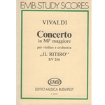 Concerto in mi bemolle maggiore 'II ritiro' per violino e orchestra d'archi e cembalo , RV. 256