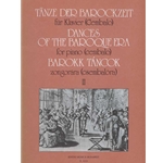 DANCES OF THE BAROQUE ERA Vol.2 for piano (harpsichord)