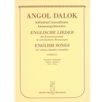 ENGLISH SONGS from Elisabethan Songbooks for various chamber ensembles