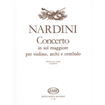 Concerto in sol maggiore per violino principale, archi e cembalo