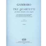 Tre quartetti per flauto, clarinetto, corno e fagotto I. Quartetto in fa maggiore
