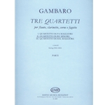 Tre quartetti per flauto, clarinetto, coro e fagotto II. Quartetto in re minore