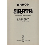 Lament for soprano and chamber orchestra