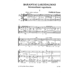 Baranyai lakodalmas. Wedding songs from Baranya for three-part mixed choir