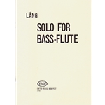 Solo for bass-flute