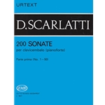 200 Sonate per clavicembalo (pianoforte) Vol.1 Parte prima (No. 1-50)
