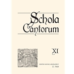 SCHOLA CANTORUM Vol.11 Two- and three-part motets