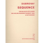 Sequence for recorder or a woodwind instrument and synthesizer