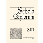SCHOLA CANTORUM Vol.13 Two- and three-part motets