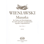 Mazurka for violin with piano accompaniment
