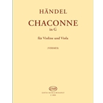 Chaconne in G for violin and viola