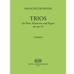 Trios for flute, clarinet and bassoon